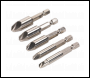 Sealey AK7228 HSS Screw Extractor Set 5pc