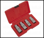 Sealey AK723 Stud Extractor Set 4pc 1/2 inch Sq Drive Metric