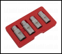 Sealey AK723 Metric Stud Extractor Set 1/2 inch Sq Drive 4pc