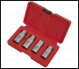 Sealey AK723 Metric Stud Extractor Set 1/2 inch Sq Drive 4pc