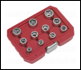 Sealey AK7281 Premier Bolt Extractor Socket Set 3/8 inch Sq Drive 11pc