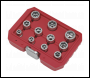 Sealey AK7281 Bolt Extractor Socket Set 11pc 3/8 inch Sq Drive Metric