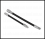 Sealey AK7341 Premier Flexible Extension Adaptor Set 1/4 inch Sq x 150mm & 3/8 inch Sq x 200mm 2pc