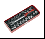 Sealey AK759 Oil Drain Plug Key Set 3/8 inch Sq Drive 20pc