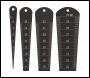 Sealey AK75TPG Taper Bore Gauge 1-30mm 4pc