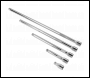 Sealey AK768 Premier Wobble Extension Bar Set 1/2 inch Sq Drive 5pc