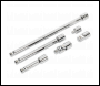 Sealey AK7690 Wobble/Rigid Extension Bar, Adaptor & Universal Joint Set 6pc 3/8 inch Sq Drive