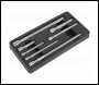 Sealey AK770 Wobble/Rigid Extension Bar Set 7pc 1/4 inch , 3/8 inch  & 1/2 inch Sq Drive