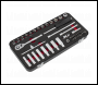 Sealey AK7920 Premier Platinum Socket Set 1/4 inch Sq Drive 49pc