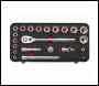 Sealey AK7921 Premier Platinum Socket Set 3/8 inch Sq Drive 31pc