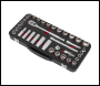 Sealey AK7923 Premier Platinum Metric/Imperial Socket Set 3/8 inch Sq Drive 37pc