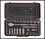 Sealey AK7923 Premier Platinum Metric/Imperial Socket Set 3/8 inch Sq Drive 37pc