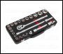 Sealey AK7924 Premier Platinum Socket Set 1/2 inch Sq Drive 24pc