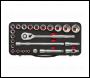 Sealey AK7924 Premier Platinum Socket Set 1/2 inch Sq Drive 24pc