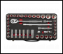 Sealey AK7925 Premier Platinum Metric/Imperial Socket Set 1/2 inch Sq Drive 40pc