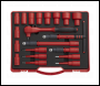 Sealey AK7941 Premier Insulated Socket Set 1/2 inch Sq Drive 20pc - VDE Approved