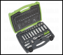 Sealey AK7960 Socket Set 34pc 3/8 inch Sq Drive 6pt WallDrive® Metric