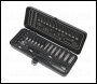 Sealey AK7970 Premier Black Socket Set 1/4 inch Sq Drive 32pc