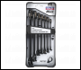 Sealey AK7978 Premier Black Combination Ratchet Spanner Set 7pc
