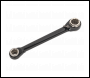 Sealey AK7979 Ratchet Ring Spanner 4-in-1 Reversible Metric