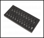 Sealey AK7985 Premier Black TRX-Star*/Hex/Spline Socket Bit Set 3/8 inch Sq Drive 22pc