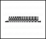 Sealey AK7990 Premier Black Socket Set 1/4 inch Sq Drive 13pc
