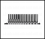 Sealey AK7991 Premier Black Deep Socket Set 1/4 inch Sq Drive 13pc