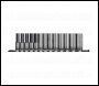 Sealey AK7995 Premier Black Deep Socket Set 1/2 inch Sq Drive 13pc