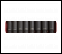 Sealey AK80/9M Premier Deep Impact Socket Set 3/4 inch Sq Drive 8pc