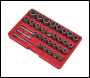 Sealey AK8132 Slim Design Bolt & Nut Extractor Set 32pc