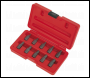 Sealey AK8181 Multi-Spline Screw Extractor Set 10pc