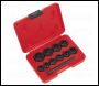 Sealey AK8183 Bolt Extractor Set 11pc Spanner Type