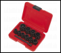 Sealey AK8184 Spanner Type Bolt Extractor Set 3/8 inch Sq Drive 11pc