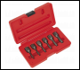 Sealey AK8185 Screw Extractor Set 6pc 3/8 inch Sq Drive