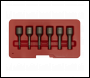 Sealey AK8185 Screw Extractor Set 3/8 inch Sq Drive 6pc