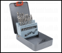 Sealey AK8190 Left-Hand Spiral Drill Bit Set 19pc
