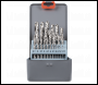 Sealey AK8191 Left-Hand Spiral Drill Bit Set 25pc