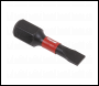 Sealey AK8201 Premier Slotted Impact Power Tool Bits 4.5 x 25mm 3pc