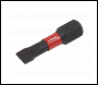 Sealey AK8202 Premier Slotted Impact Power Tool Bits 5.5 x 25mm 3pc