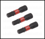 Sealey AK8213 Premier Hex Impact Power Tool Bits 5 x 25mm 3pc