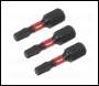 Sealey AK8217 Premier TRX-Star* Impact Power Tool Bits T20 x 25mm 3pc