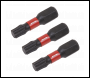 Sealey AK8219 Premier TRX-Star* Impact Power Tool Bits T27 x 25mm 3pc