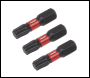 Sealey AK8220 TRX-Star* Impact Power Tool Bits T30 x 25mm 3pc
