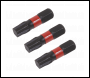 Sealey AK8221 Premier TRX-Star* Impact Power Tool Bits T40 x 25mm 3pc