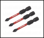 Sealey AK8229 Premier Phillips Impact Power Tool Bits #1 x 50mm 3pc