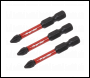 Sealey AK8230 Premier Phillips Impact Power Tool Bits #2 x 50mm 3pc