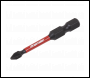 Sealey AK8232 Premier Pozi Impact Power Tool Bits #1 x 50mm 3pc