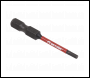 Sealey AK8235 Premier Hex Impact Power Tool Bits 2.5 x 50mm 3pc