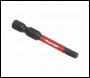 Sealey AK8237 Premier Hex Impact Power Tool Bits 4 x 50mm 3pc
