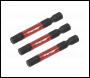 Sealey AK8239 Premier Hex Impact Power Tool Bits 6 x 50mm 3pc